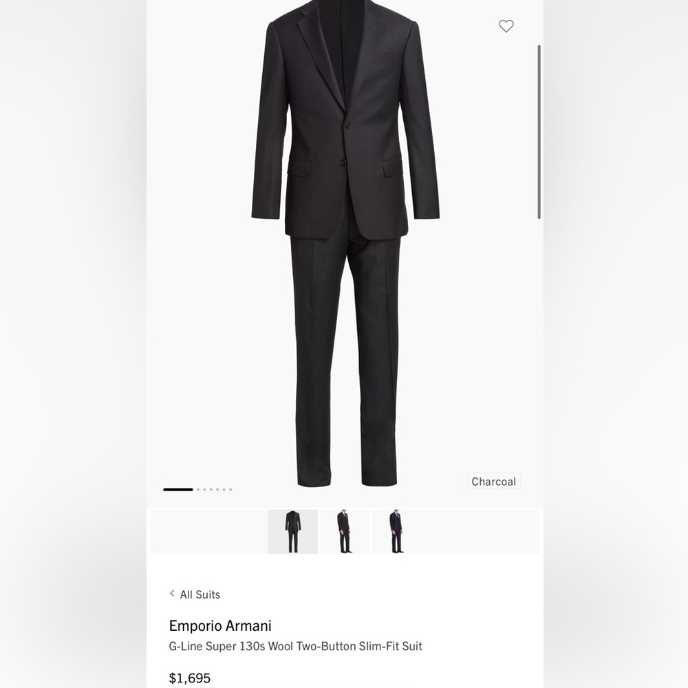 Emporio Armani G-line suit